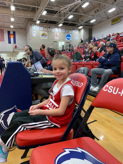 gothunderwolves's tweet photo. We love it when basketball teams from YMCA of Pueblo play at halftime of our @CSUpuebloMBB and @CSUPuebloWBB games! Some #FutureThunderWolves in there! Thank you to The YMCA for your continued support of Pack Athletics and our great community! #SteelCityStrong #CommunityElevated https://t.co/pxB7iypV2O