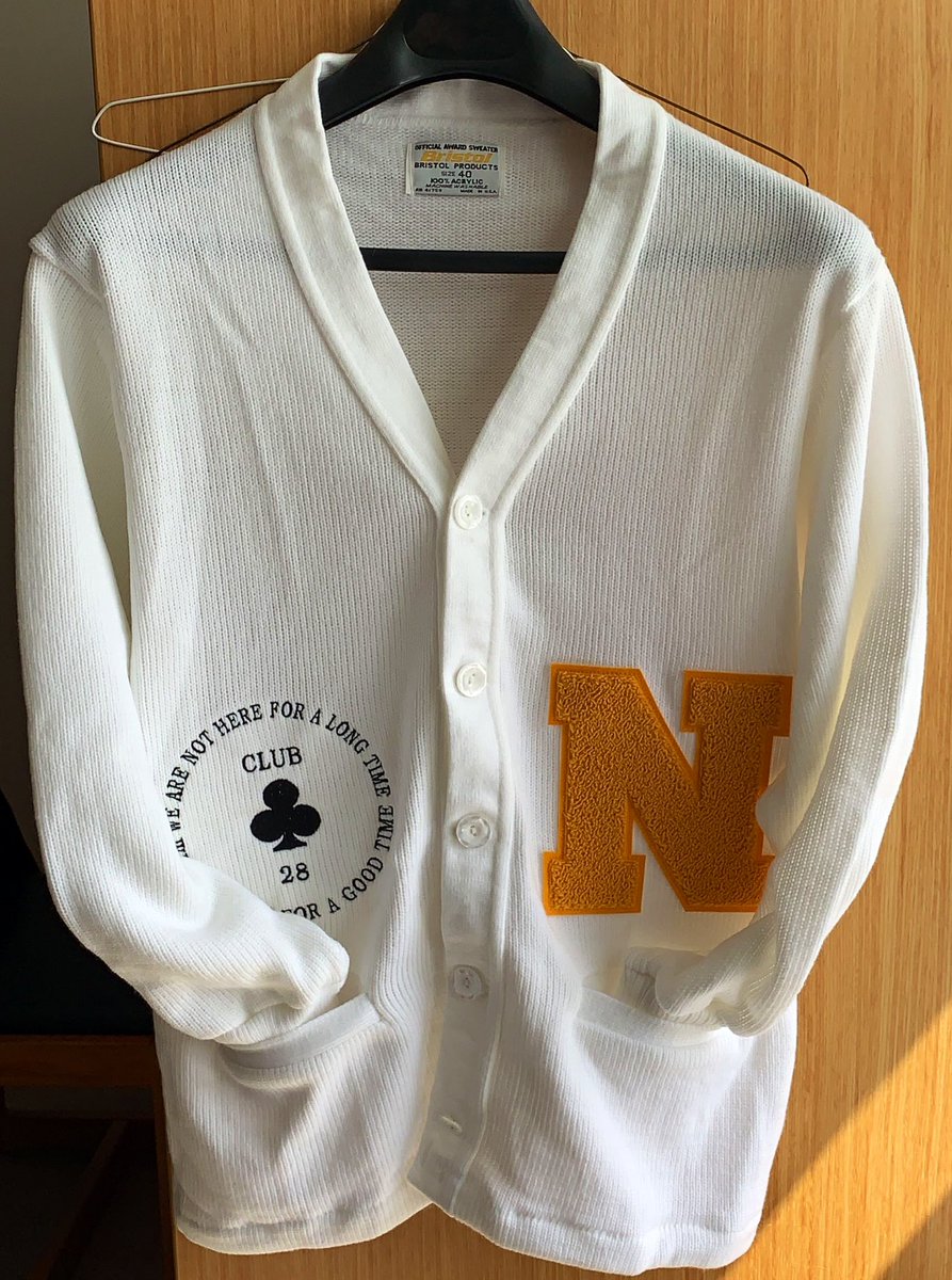 unsatMIDN's tweet photo. The trifecta...

There are three letter sweaters a midshipman can earn at USNA. The varsity sweater, the 28th Company croquet sweater, and the coveted Black N sweater. It is incredibly difficult to earn all 3 and has only been achieved by a handful of extremely unsat midshipmen. https://t.co/iKkg21w8kq