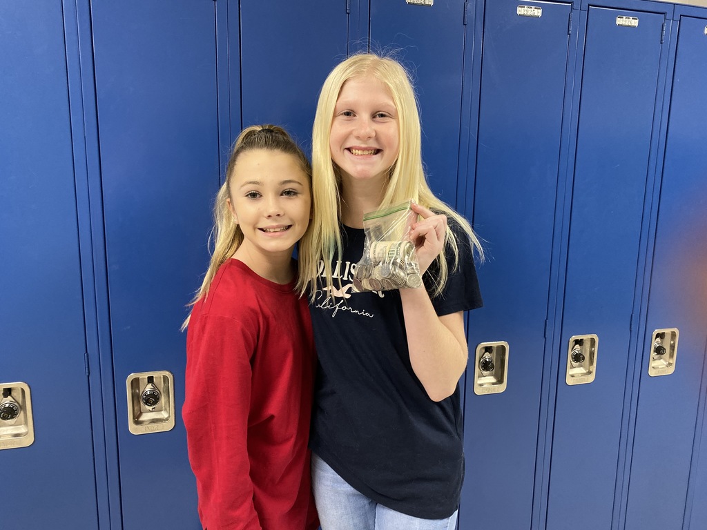 EdgewoodCougs's tweet photo. Josie Henderson &amp; Ella Allen, from EMS, spent time selling candy grams &amp; other goodies to raise money for the the animal shelter PAWS.  They raised close to $100 to donate to the shelter so the shelter can purchase items needed for their animals.  Great work Ella &amp; Josie! https://t.co/cnPKmXRZLR