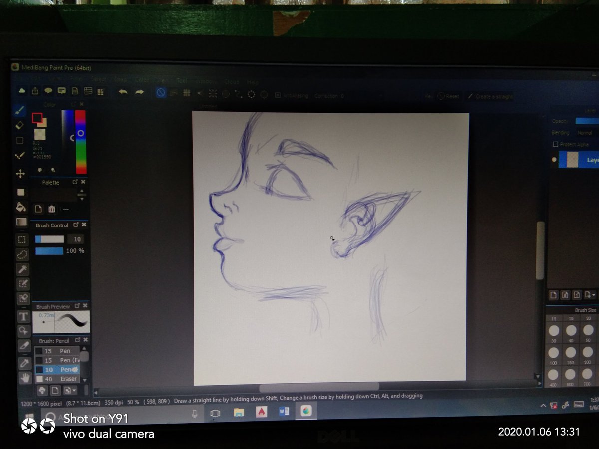 saiiiyama's tweet photo. My first art in pc๐๐
#projectinSchool https://t.co/up9kMVm8p6
