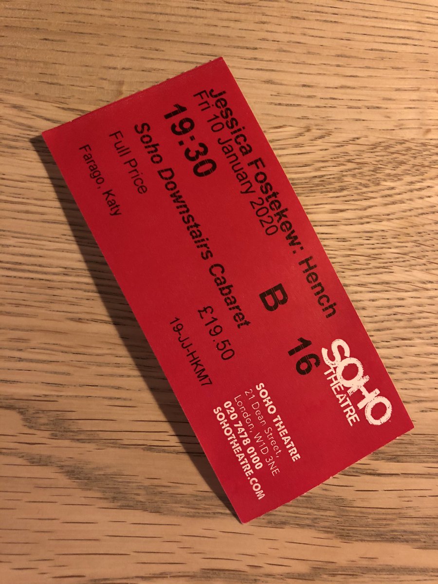 culverdenkaty's tweet photo. I don’t think I could ever tire of watching the magnificent being that is @jessicafostekew on stage. What an art-form! #hench #bringonwench #biggestfan #comedygeek So much love! 😍🙌🏼🙌🏽🙌🏿 https://t.co/pYUQLKhPcG