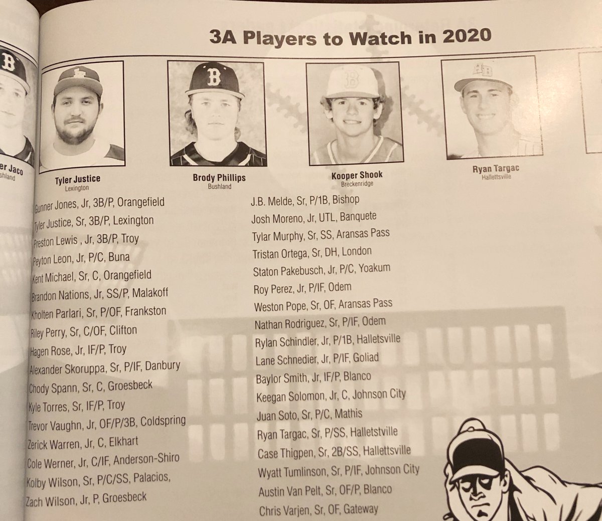 I am honored to be named a 3A Top 10 Preseason Player to Watch by <a href="/TxHS_Baseball/">THSB</a> Magazine. I would not be the player I am with out the support of my family and my coaches. 
“Baseball was, is and always will be, to me the best game in the world.” - Babe Ruth
<a href="/Lexingtonbsb/">Lexington Baseball</a>