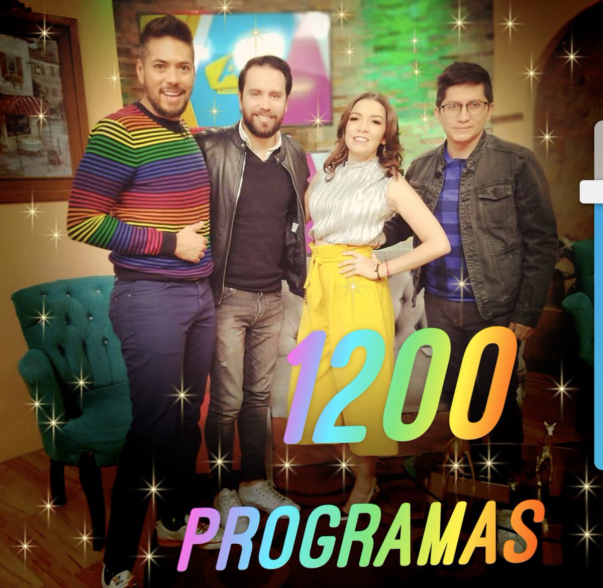 Juntos llegamos a los ¡1,200 programas! Gracias a ustedes que gustan de iniciar su día con nosotros, justo #alas9 de la mañana
<a href="/Ruberli_mx/">Ruberli</a> <a href="/manjarrezof/">IngridManjarActriz</a> <a href="/emanuelsamperio/">Emmanuel Samperio</a> <a href="/AldoAir/">Aldo</a> <a href="/archiebalardi/">Archie Balardi</a>