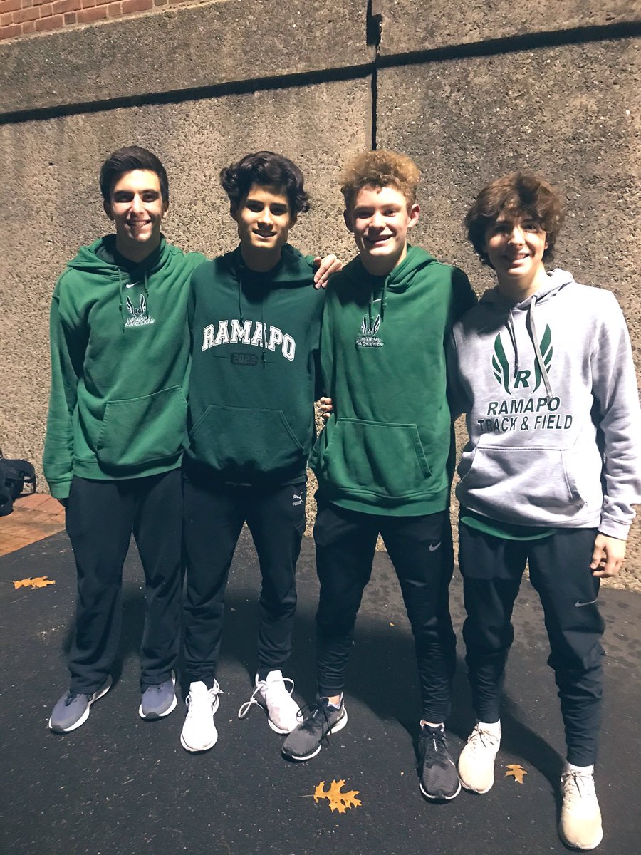Ramapo Track (@ramapotrack) on Twitter photo Boys DMR of Hymans,Horgan, Ferrara, DiVincent run 11:39.36 for 6th at Yale Invitational; season best and Bergen County #2 #PoPride #BenStrong <a href="/RamapoAthletics/">Ramapo Athletics</a> <a href="/northNJtrack/">Paul Schwartz Stands With Israel & Ukraine 🇺🇲</a> <a href="/NJScom/">NorthJerseySports</a> <a href="/BigNorthConBNC/">@BigNorthConference</a> <a href="/njmilesplit/">MileSplit New Jersey</a> <a href="/lambo2126/">Jim Lambert</a> <a href="/VarsityAces/">Varsity Aces</a> Boys DMR of Hymans,Horgan, Ferrara, DiVincent run 11:39.36 for 6th at Yale Invitational; season best and Bergen County #2 #PoPride #BenStrong <a href="/RamapoAthletics/">Ramapo Athletics</a> <a href="/northNJtrack/">Paul Schwartz Stands With Israel & Ukraine 🇺🇲</a> <a href="/NJScom/">NorthJerseySports</a> <a href="/BigNorthConBNC/">@BigNorthConference</a> <a href="/njmilesplit/">MileSplit New Jersey</a> <a href="/lambo2126/">Jim Lambert</a> <a href="/VarsityAces/">Varsity Aces</a>