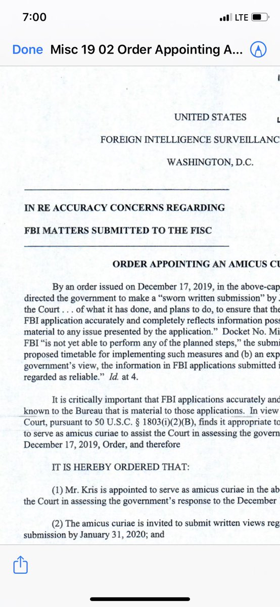 C__Herridge's tweet photo. #FISA New Filing: Director Wray lays out “corrective actions,” after national security court calls out senior bureau officials over alleged misconduct securing surveillance warrant and renewals Trump campaign aide. Check header “Accuracy Concerns Regarding FBI Matters” #Durham https://t.co/bU9tciTk9m
