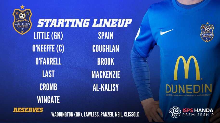 Southern United FC (@southern_united) on Twitter photo Just under 30 minutes until kick-off at Sky Stadium where Southern take on <a href="/WgtnPhoenixAcad/">Wellington Phoenix Academy</a> at 1:45pm. Here is the starting XI for today's fixture:
Be sure to tune into <a href="/skysportnz/">Sky Sport NZ</a> to watch the game too!
#UnitedWeStand
#ISPSHandaPrem
#WPvsSU Just under 30 minutes until kick-off at Sky Stadium where Southern take on <a href="/WgtnPhoenixAcad/">Wellington Phoenix Academy</a> at 1:45pm. Here is the starting XI for today's fixture:
Be sure to tune into <a href="/skysportnz/">Sky Sport NZ</a> to watch the game too!
#UnitedWeStand
#ISPSHandaPrem
#WPvsSU