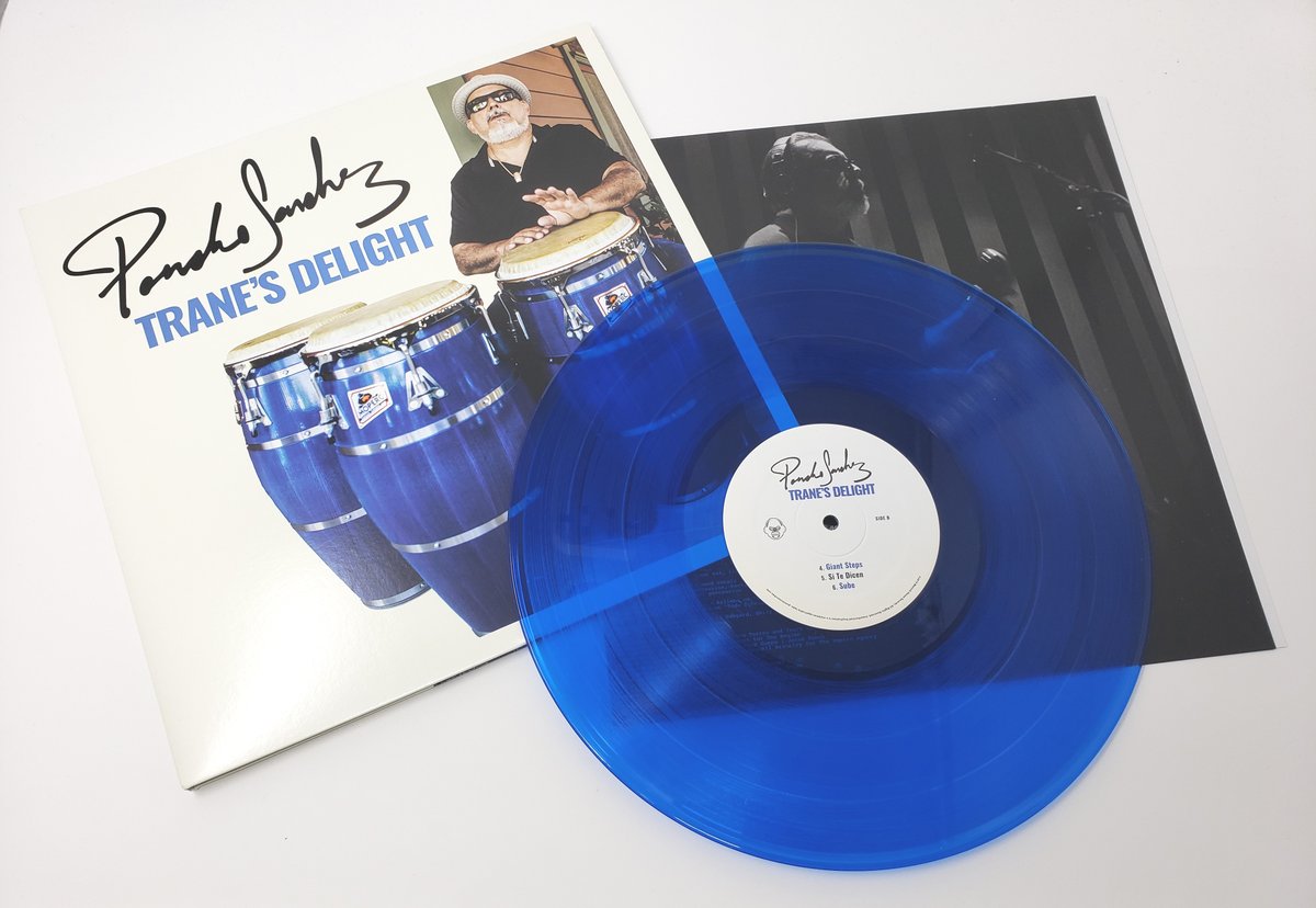 Trane's Delight vinyl are in and looking beautiful! If you haven't ordered your copy yet, we have more available on the store. Shop here: shopbenchmark.com/ponchosanchez