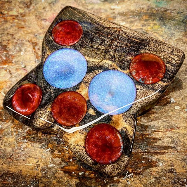 Currently working on this <a href="/rush/">Will</a> putter for a client, and I was making it to look a bit like Neal Peart’s drum set. Pretty shocking to hear of his passing today. Will be listening to a lot of his music over the next few weeks. No better drummer out there.… ift.tt/3a8kQXo