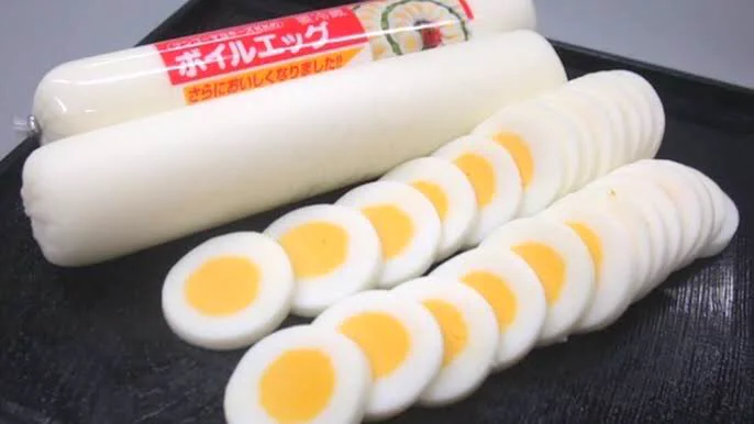 まるで金太郎飴！？摩訶不思議な業務用ゆでたまごをどうぞ。