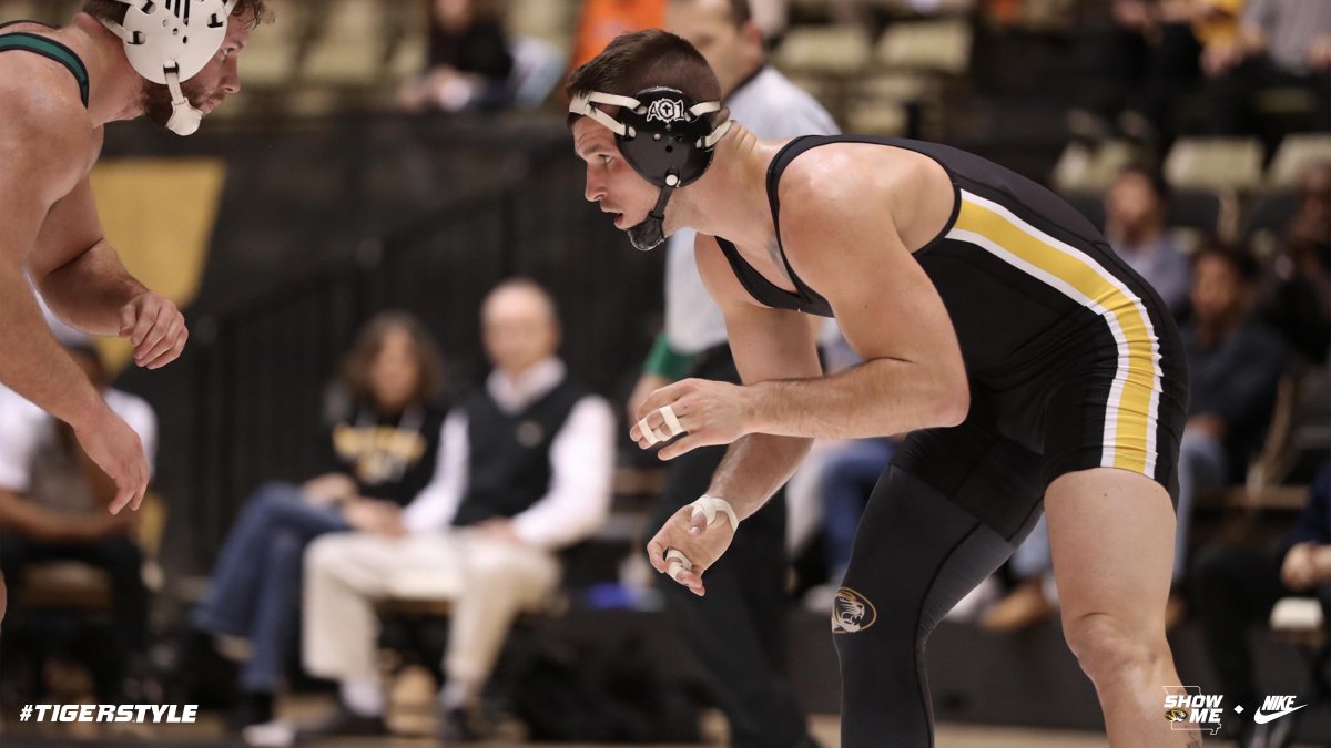 MizzouWrestling's tweet photo. Big time dubs at 84 and 97 😤

#MIZ x #TigerStyle 🐯💪 https://t.co/gbt6us8mHM