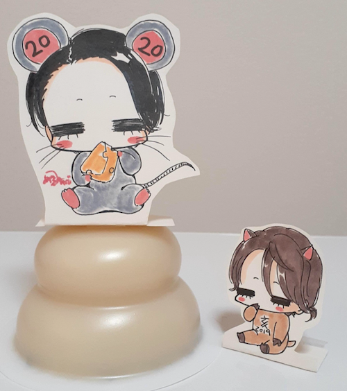 miyabix128's tweet photo. 今日1月11日(土)は「鏡開きの日」「イラストレーションの日」だそうです✨
きな粉餅にしようかな🎵
#鏡開き https://t.co/wsRhonohBK