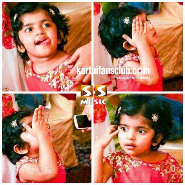Sjvignesh14's tweet photo. Happy Birthday Umayaal Pappa 😍

#HBDAngelUmayaal  💐

#HBDUmayaalKarthi https://t.co/Ev3kqUGPjf