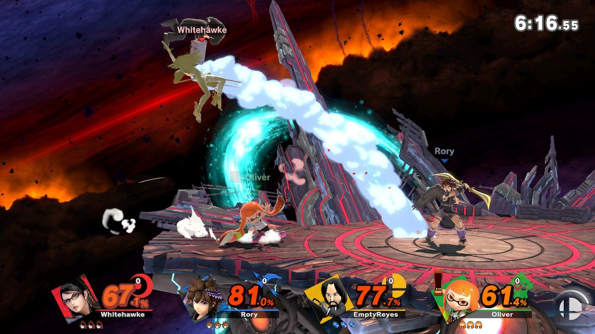 EmptyReyes's tweet photo. #SmashBros #NintendoSwitch When lag gets you something good. https://t.co/xI31Qzu0PE