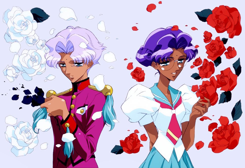 Revolutionary Girl #Utena production art by concept designer Hiroshi Nagaha...