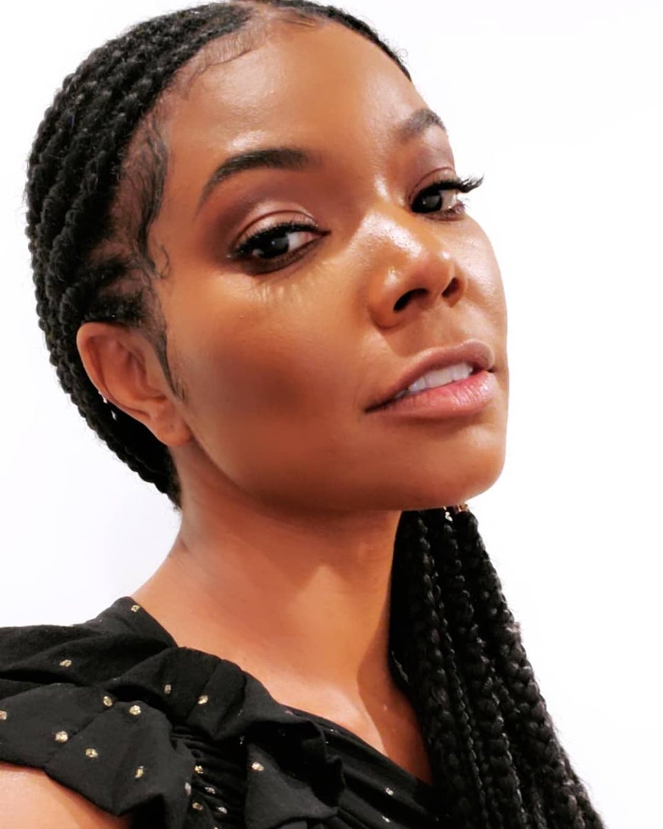 Gabrielle Union Made Us Smile Just By Showing Off Some Seriously Laid Edges On Instagram Essence Scoopnest