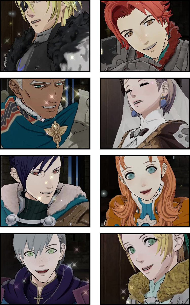 各学級の犬歯🦷写真です
マリアンヌだけ目視が微妙でしたが、おそらく全員に犬歯は存在するようです
他のキャラも撮ってますが疲れたので後日で。。
*Canine tooth data for each class
#FireEmblemThreeHouses