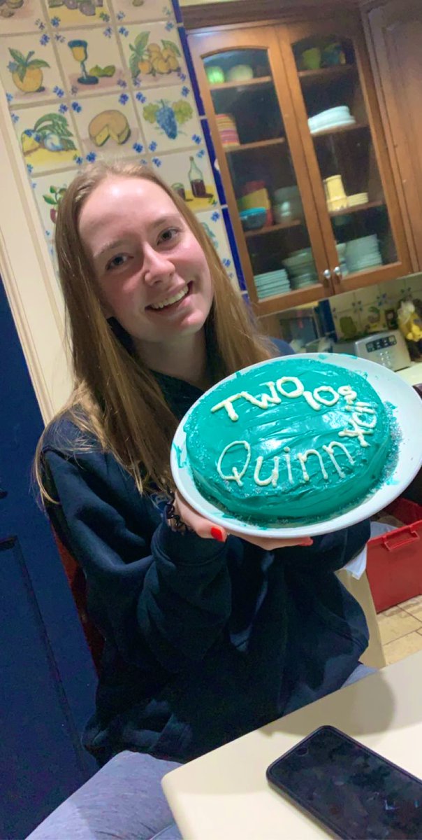 NiaRahmaan's tweet image. Made a cake for our hometown hero #two10s #quinnxcii