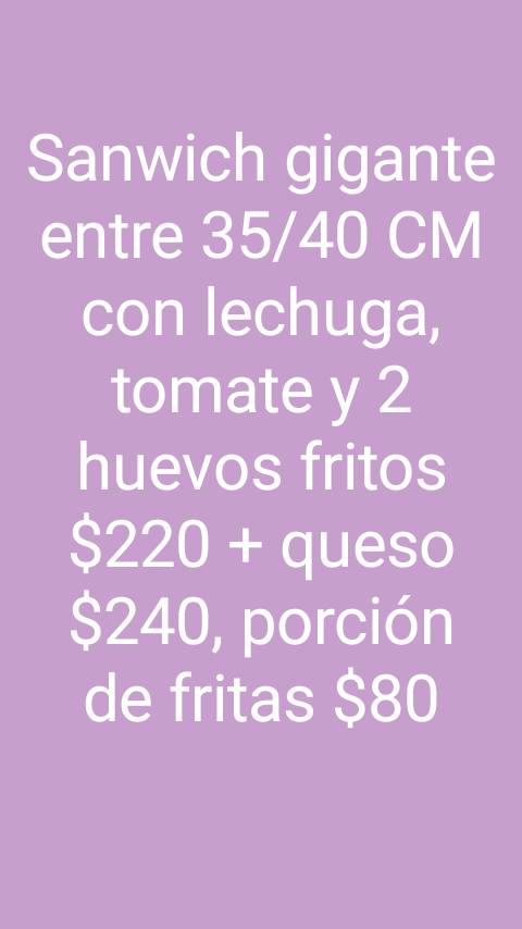 No queres cocinar? Hace mucho calor? Estas cansado, tengo tu solucion, comida rica, rapida y barata, de lunes a lunes hasta las 03:00 am, me manejo por wsp 2494320912 ☺ si comparten se les agradece de corazon, se agrando el stock