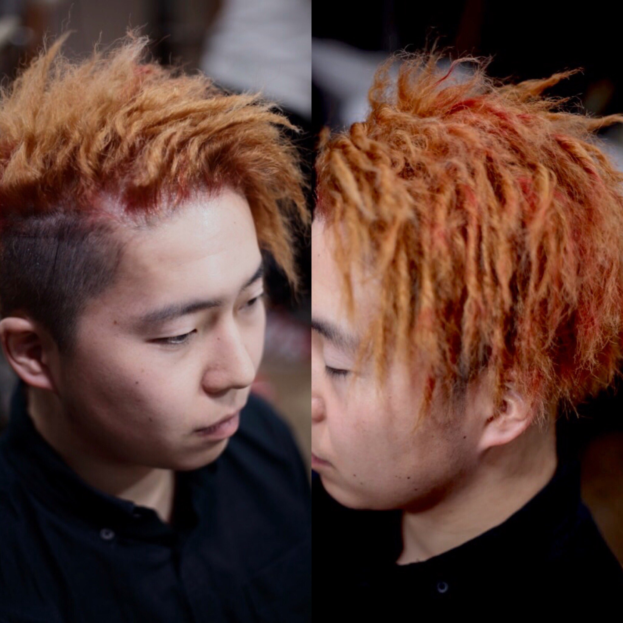 Loop ツーブロツイスト です スタイリングは簡単で ラクカッコイイ ヘアスタイル です かなり強め パーマ メンズヘア メンズ美容室 マッシュ メンズ髪型 パーマ男子 メンズパーマ 金髪ツイスト ツイストパーマ ソフトツイスト ニュアンス