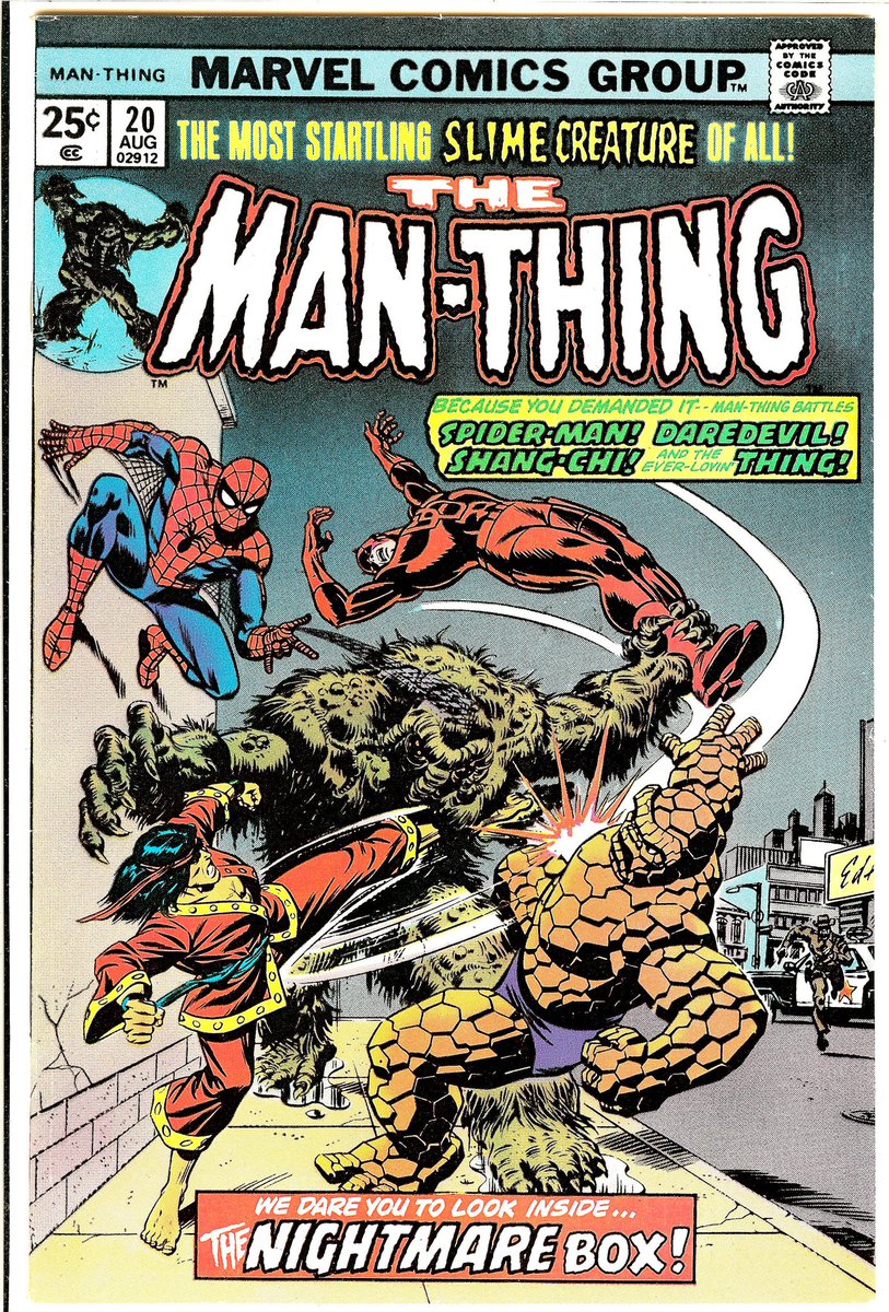 BrowseTheStacks's tweet photo. Fear #018 (1973) / Man-Thing #020 (1975)
#Vintage #Art #Comics #ComicBooks #ComicArt #Marvel #MarvelComics @Marvel #Fear #AdventureIntoFear #ManThing #Horror #HorrorComics #SpiderMan #Daredevil #ShangChi #Thing #JohnRomita #JohnRomitaSr #70s https://t.co/BvQnZoO3OB