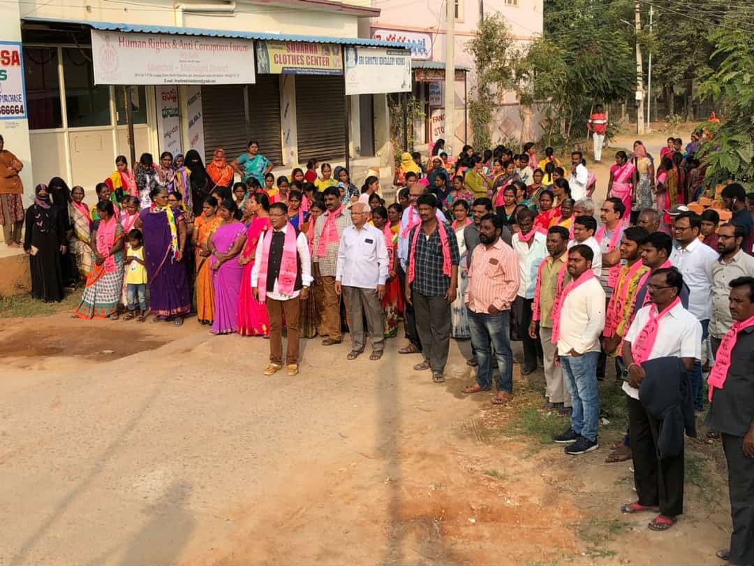 TrsVenkata's tweet photo. TRS party meeting at dammaiguda held on 29th December. https://t.co/wJ0709DKJc