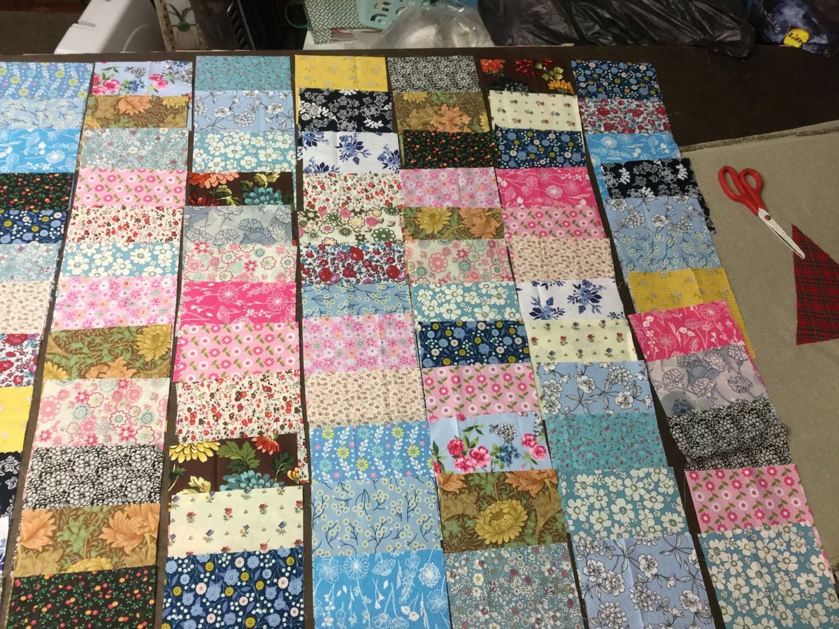 sallyannsews's tweet photo. #patchworkworkshop #patchworknotts #craftybetty
My next quilt for Quilts for Care Leavers will be florals. 🙂
https://t.co/PNfSIwc50k https://t.co/REGMjPihpI