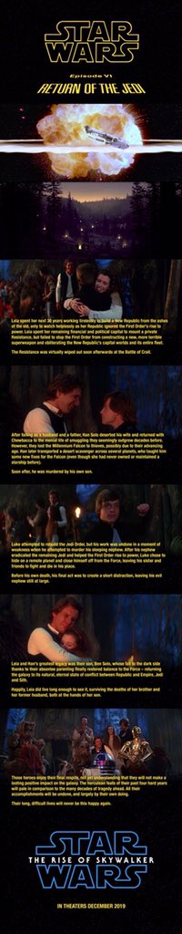 zetaskully's tweet photo. @FirstToLastPod Because of no planning the ST has been a giant expensive mess with a depressing, plot-hole-ridden story that turned beloved existing characters into failures. Luke and Leia being siblings wasn’t planned, but that’s nothing compared to the mistakes of the ST. https://t.co/R5lX1U9ZCl
