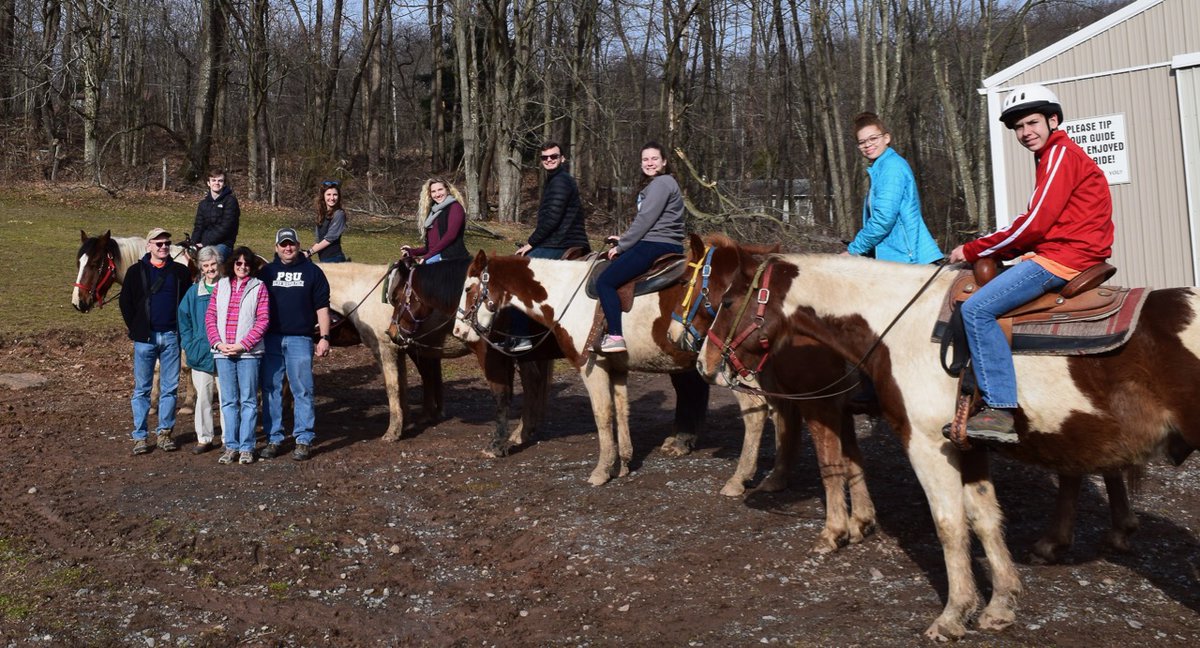 JPMarple's tweet photo. Hey @garrettchamber , thanks for the recommendation for Horseback Riding at Circle R Ranch near Deep Creek lake .  We had ALOT of fun. https://t.co/HD7jmbpyi8