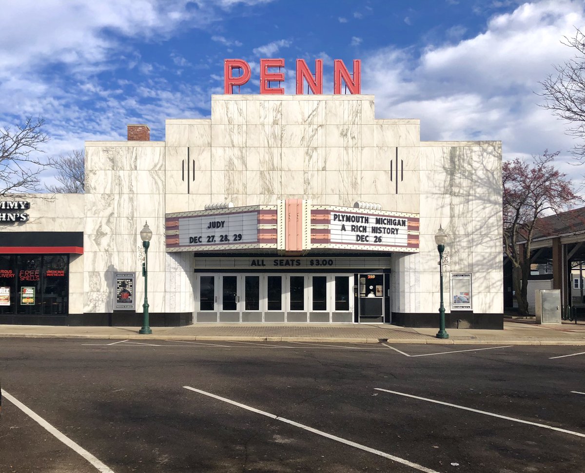 Midwest Modern On Twitter Theodore Rogvoy Penn Theatre 1941 Plymouth Mi The Small But Sleek Art Moderne Theater Opened On December 4 1941 With A Showing Of Weekend In Havana It Was Built At