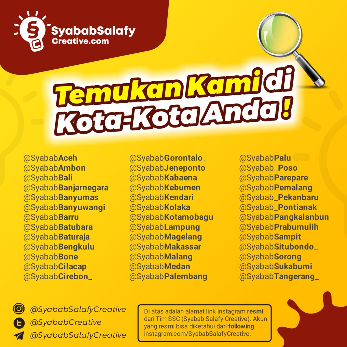 syababcreative's tweet photo. YUK GABUNG BERSAMA KAMI DI WHATSAPP

informasi &amp; pendaftaran
Cp : 082323842626
(Grup Khusus Lelaki) https://t.co/oAZ2GLvjY9