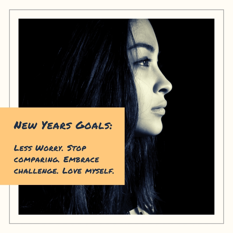 Dr2thestars's tweet photo. We thought we'd share the great New Years Goals with you: "Less Worry. Stop comparing. Embrace challenge. Love myself." via :  https://t.co/nu8oDdMEUf https://t.co/SQgE9wAzr0