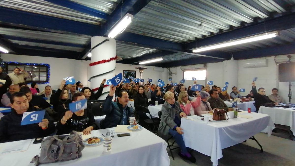 PAN_BajaCal's tweet photo. El día de ayer se llevó a cabo la Segunda Sesión Ordinaria del Consejo Estatal, donde se votó la nueva Comisión Permanente Estatal. ¡Éxito a todos los nuevos comisionados! #PANBC https://t.co/MTTNmQaTZK