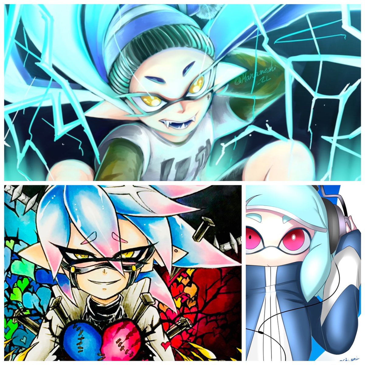 TKG_Chimaki's tweet photo. #スプラトゥーン絵描きさんと繋がりたい
#年末限定スプラトゥーン絵描きさんと繋がりたい
過去絵(一部よその子あり)で便乗失礼します😌
イカ絵とか他の絵とか描いたりしてます
今はちょっと浮上抑え気味ですが春になったら本気出して描きまくるのでよろしくお願いします〜！🙌 https://t.co/E7j4QwP2M5