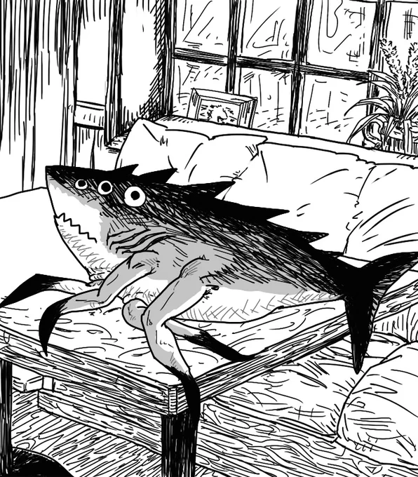 @le_guts lovely shark... 