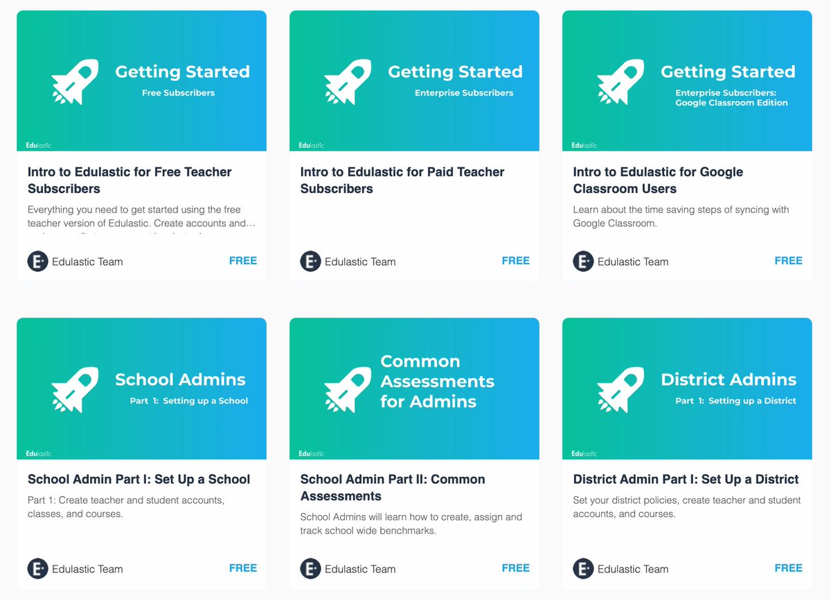 Edulastic's tweet photo. There are Edulastic training courses for anyone new to Edulastic, those eager to learn more about their Teacher Premium account, or for school leaders looking to make the most of their subscription.
PS: They're FREE 🙌
#edtechchat #edulasticcertified
https://t.co/eP4PwzI8kc https://t.co/zkZiqzebbA