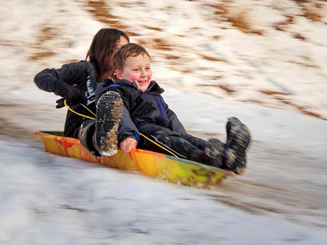 Always say YES to sledding. 
#sledding #snow #kids #action #winter #snow ift.tt/36ak7lU