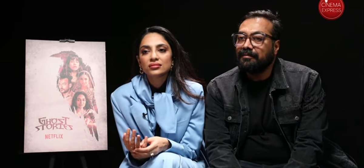 Iamnavein's tweet photo. Long Post Alert!
This is something beyond my dreams. I was one of the fortunate media people to interview the ace filmmakers #AnuragKashyap, #KaranJohar, #ZoyaAkhtar and #DibakarBanerjee, along with their cast, for their upcoming #Netflix anthology #Ghoststories https://t.co/bfgBZktfjp