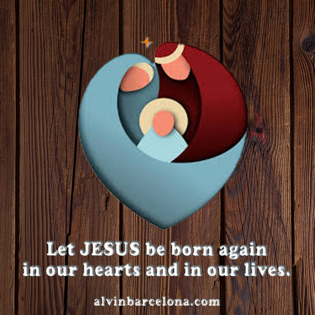BrotherAlvinB's tweet photo. Let JESUS be born again in our hearts and in our lives.
#JesusInUs #MerryChristmas #m3sy #AlvinBarcelona
Original clipart from https://t.co/I2PlyJKAnh
Original background photo from Pixabay https://t.co/G5ZM2qkAhS