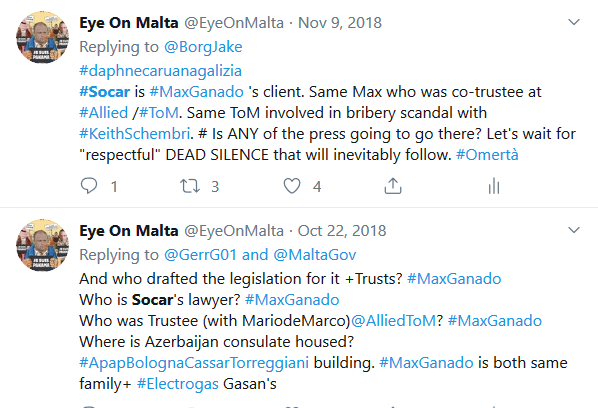 EyeOnMalta's tweet photo. Why does #Farsons hv #MafiaKingpin #Socar Lawyer #MaxGanado as Director?Family& #Socar s/holders in #Electrogas, &co-resp for #TimesofMalta hi-jack.
#LouisFarrugia Chaired #AlliedNewspapers Board fm 2011 to Bribery exp.Still Board member in 2018.#ShamInq
https://t.co/L6CBcI8yAR https://t.co/3Zpo0LywLK