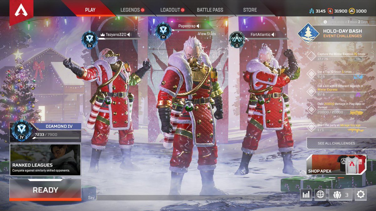 tezyano's tweet photo. Never grind this hard at any games before, you got me hooked @PlayApex  !! #roadtoapexpredator #apexbuddy @Irvanasution @ibeeen https://t.co/DFgBwPXIcM