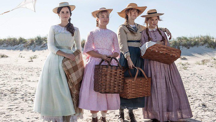 jennalinds's tweet photo. thanks to greta gerwig now I have to spend the rest of my life in pursuit of the aesthetic and overall vibe of the little women’s beach day https://t.co/hyTCp0EeoH