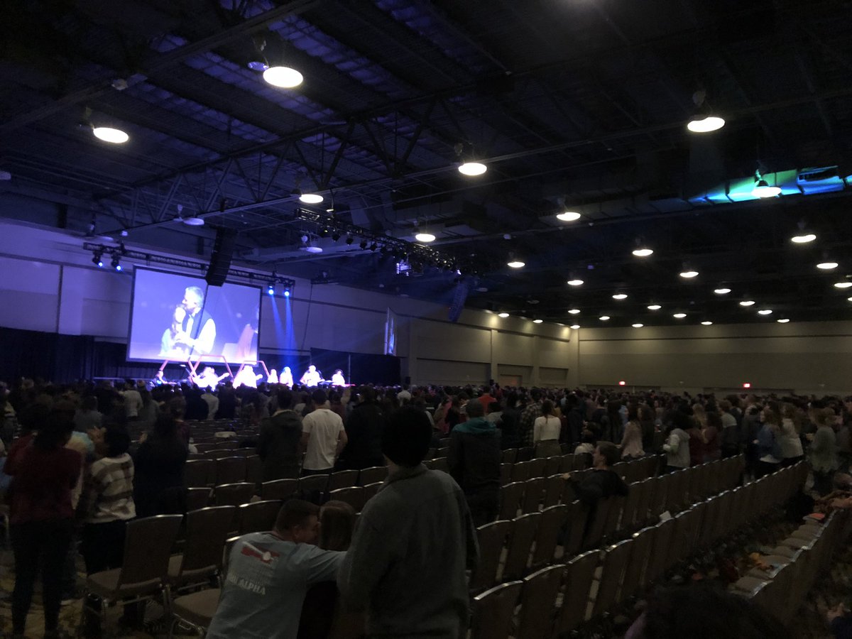 theampstation's tweet photo. First session of SALT tonight. Massive altar call, massive response! God is working all over the south central region. #scsalt https://t.co/KiSuJVVw5j