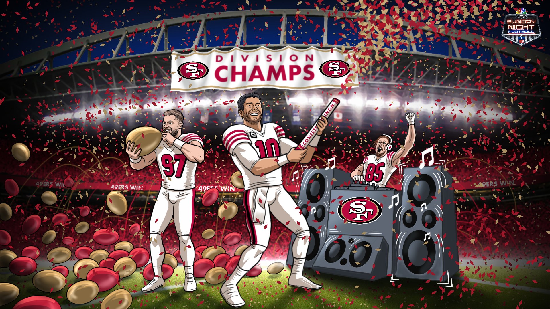 49ers nfc west champs