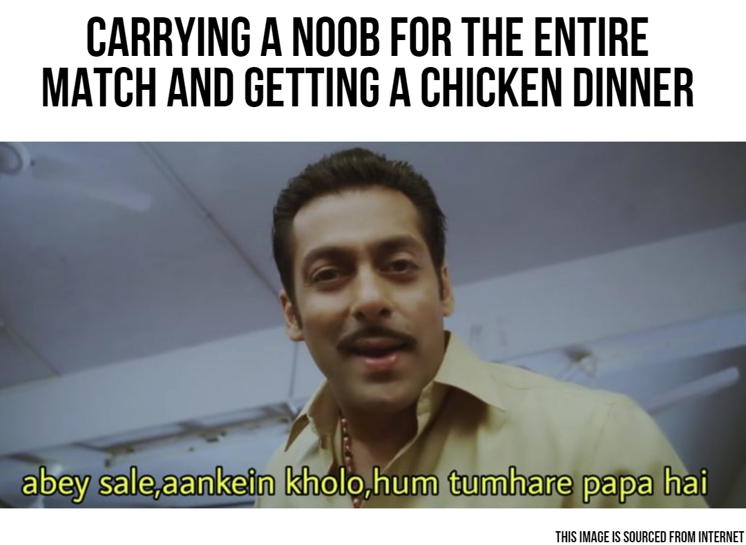 gamerz_byte's tweet photo. Tumhe Humne Hi Aage Badhaya Hai #pubg #dabangg #pubgmobile https://t.co/vdxShKXeWy