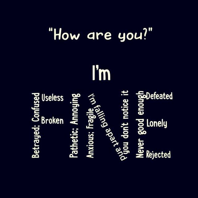 MartialMagus's tweet photo. Pay attention when asking someone, "How are you?" They may say they are "fine," yet if we are more attentive, more intuitive, empathetic, we may just realize that they in fact are not "fine."
If we're going to ask, have the compassion to truly listen, to… https://t.co/LeuxmTPnd5 https://t.co/9uzANSjdRk