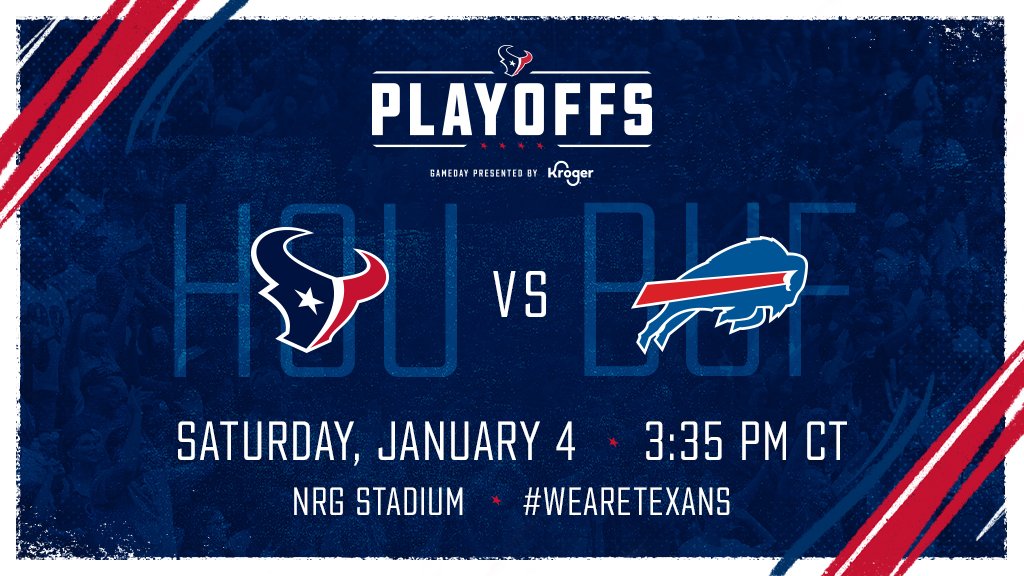 HoustonTexans's tweet photo. See you Saturday.

#BUFvsHOU | #WeAreTexans https://t.co/MJHkieLAfr