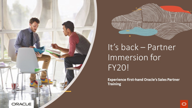 AbozeidBassem's tweet photo. Want to help your customers reach new business heights & levels of success? @Oracle’s on-demand sales training with FY20 #PartnerImmersion will give you the tools! Elevate your sales cycle, get your badge here: #emeapartners @Oraclemeaps https://t.co/yKFB9f3t7S https://t.co/dkdsfi12DS