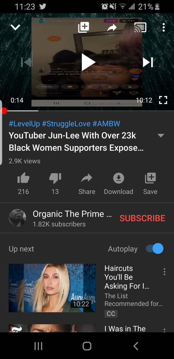 Taetae___Stigma's tweet photo. #BetterCallJunIsOverParty 
YO, IM MAD ASF RIGHT NOW. This dude went and take my video, soin the fucking narrative that Chli was being rejected by Jun Lee. I was trying to report his upload because it shown Chli in a wrong light. https://t.co/D65loJCkjn