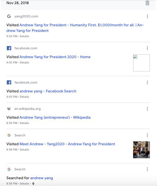 JonDaMan4Prez's tweet photo. ⁦@AndrewYang⁩ 
#YangGang since November 2018. Crazy how far you’ve gone! Keep at it! https://t.co/h4JzhcONkv