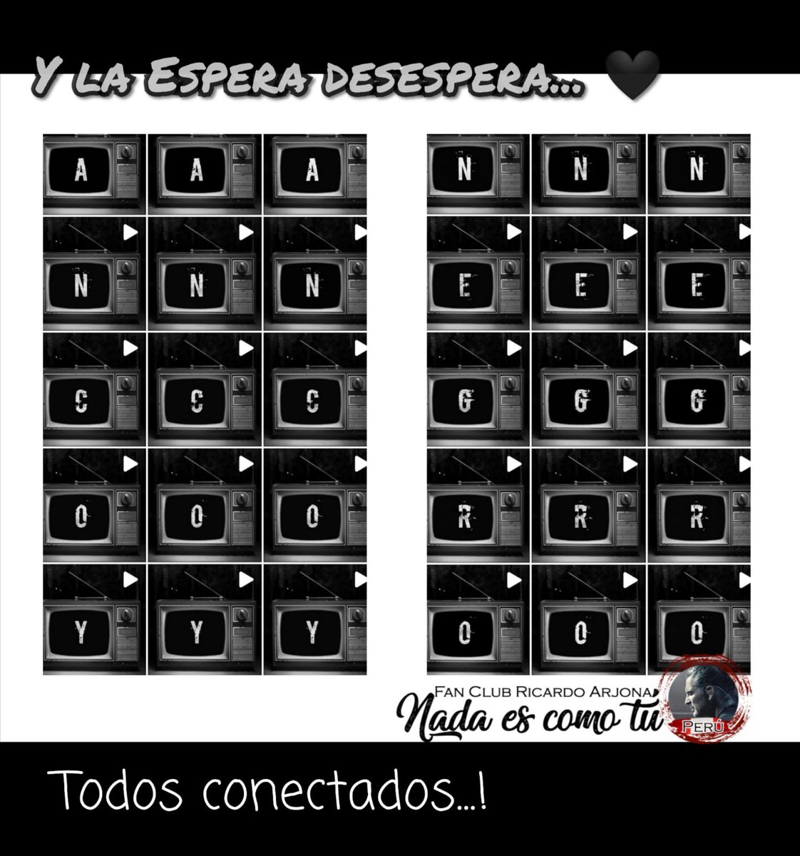 NadaEsComoTu_PE's tweet photo. 🅜🅐🅢 🅒🅔🅡🅒🅐
#EnCuentaRegresiva...🎙️🎶 #VamosViviendoLaVida 
#FormandoPalabras
#SeVieneNuevoDisco
#AnsiamosGira
#Arjonafansdelmundo 
#MiembrosFelices
#RicardoArjona #MundoArjona #MetaMusic #NECTPerú 🇵🇪 #ArjonaModeOn #Negro #Blanco #Intigra
@Ricardo_Arjona @InfoMundoArjona https://t.co/8CNjjOXjLW